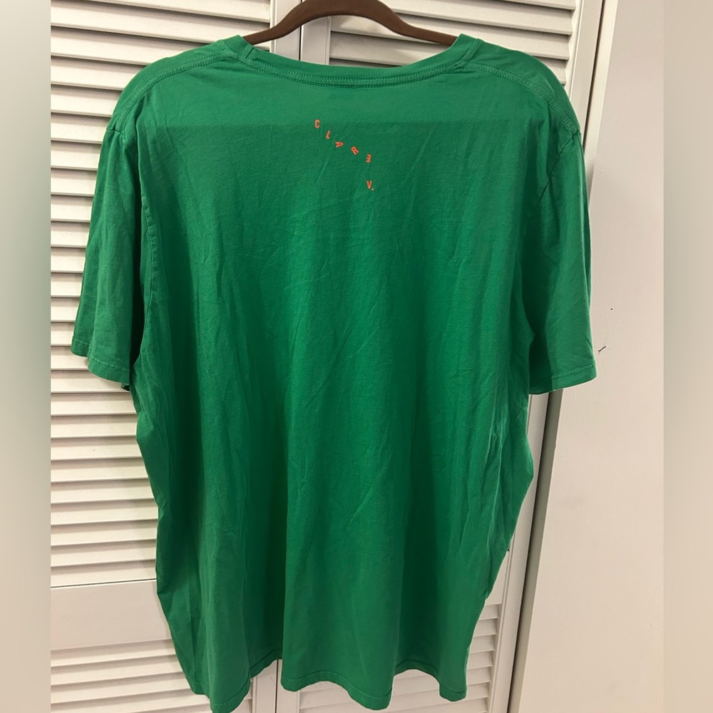 Clare V Chez Moi Chez Toi Green Graphic Tee - 2XL - Picture 5 of 6